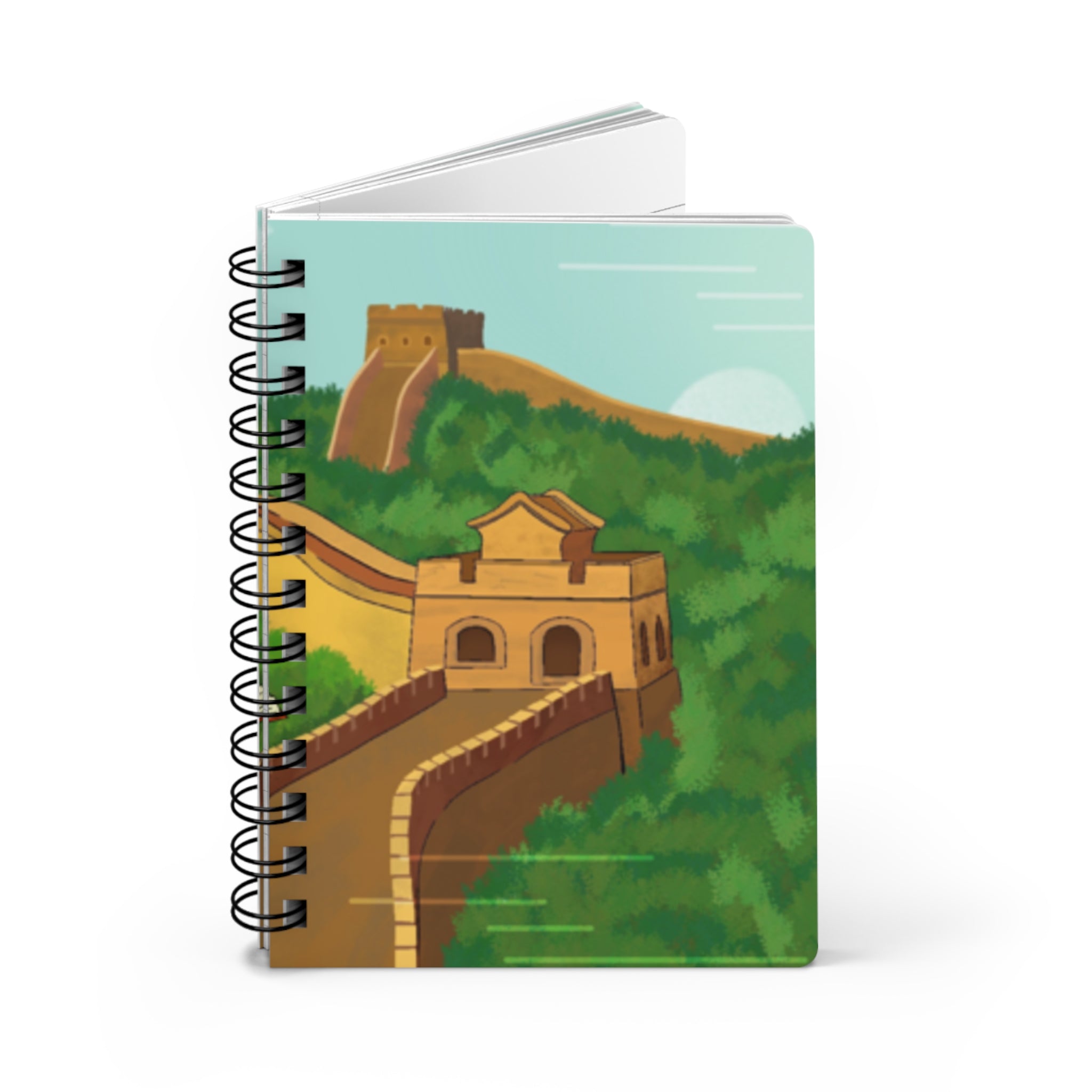 Whimsical Adventure Spiral Bound Journal