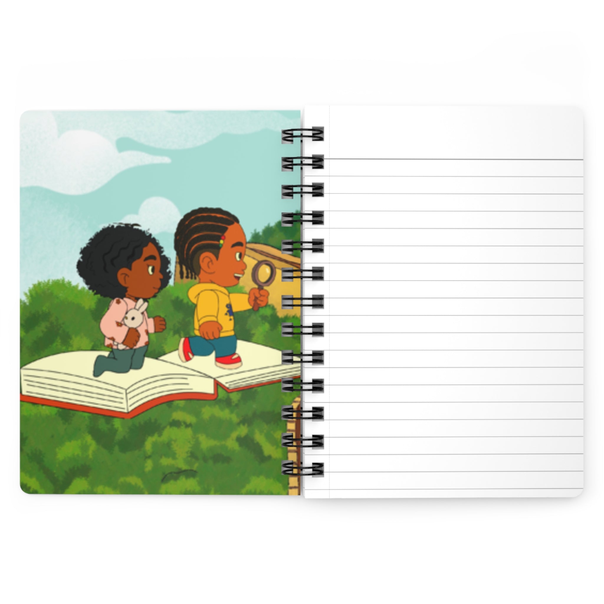 Whimsical Adventure Spiral Bound Journal