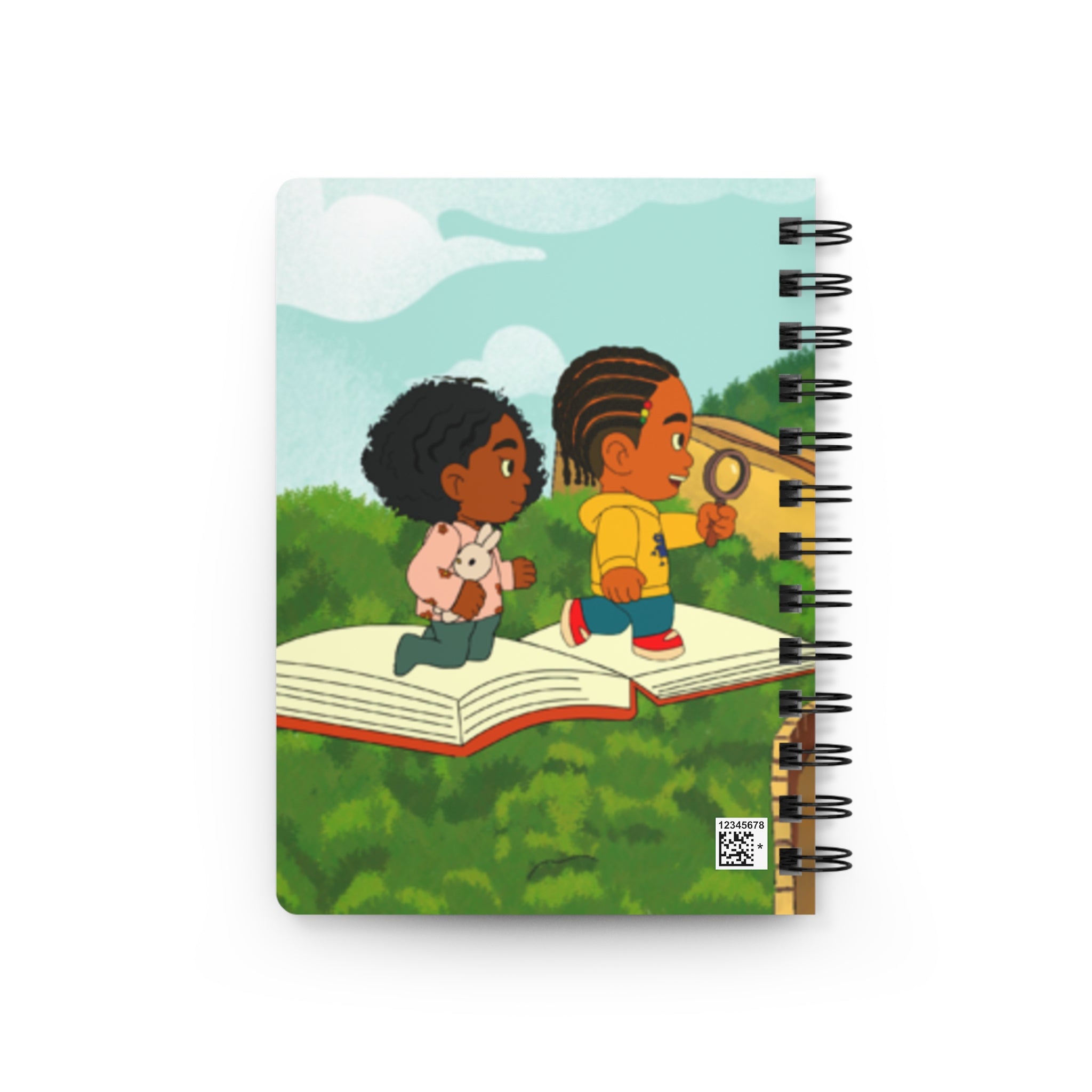 Whimsical Adventure Spiral Bound Journal