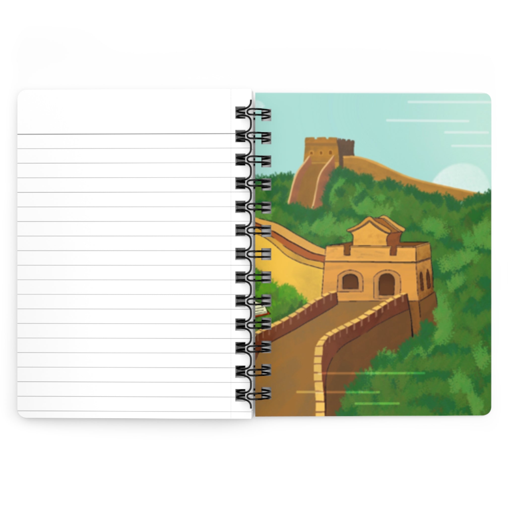 Whimsical Adventure Spiral Bound Journal